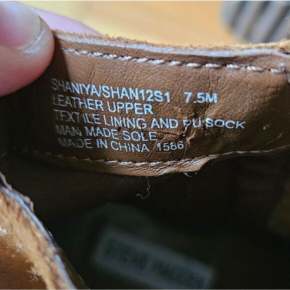 Steve Madden Brown Suede Heeled Boots - Picture 9 of 10